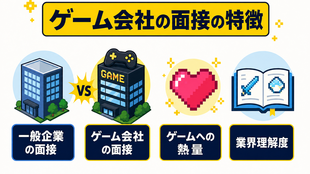 ゲーム会社の面接で押さえておくべき前提知識