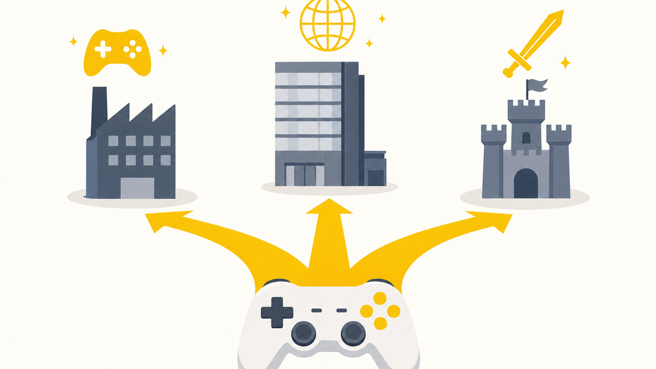 ペルソナ別:あなたに合う大手ゲーム会社の選び方