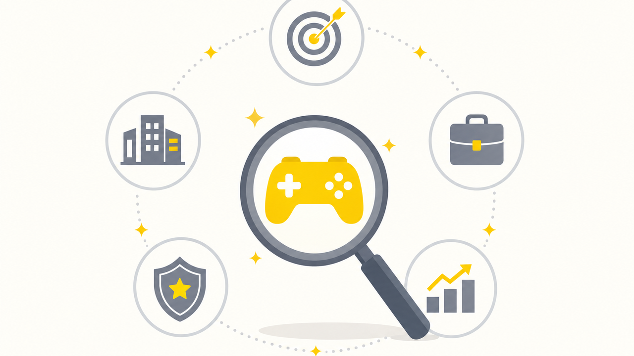 【選び方の軸】ゲーム業界転職エージェントを比較する5つのポイント