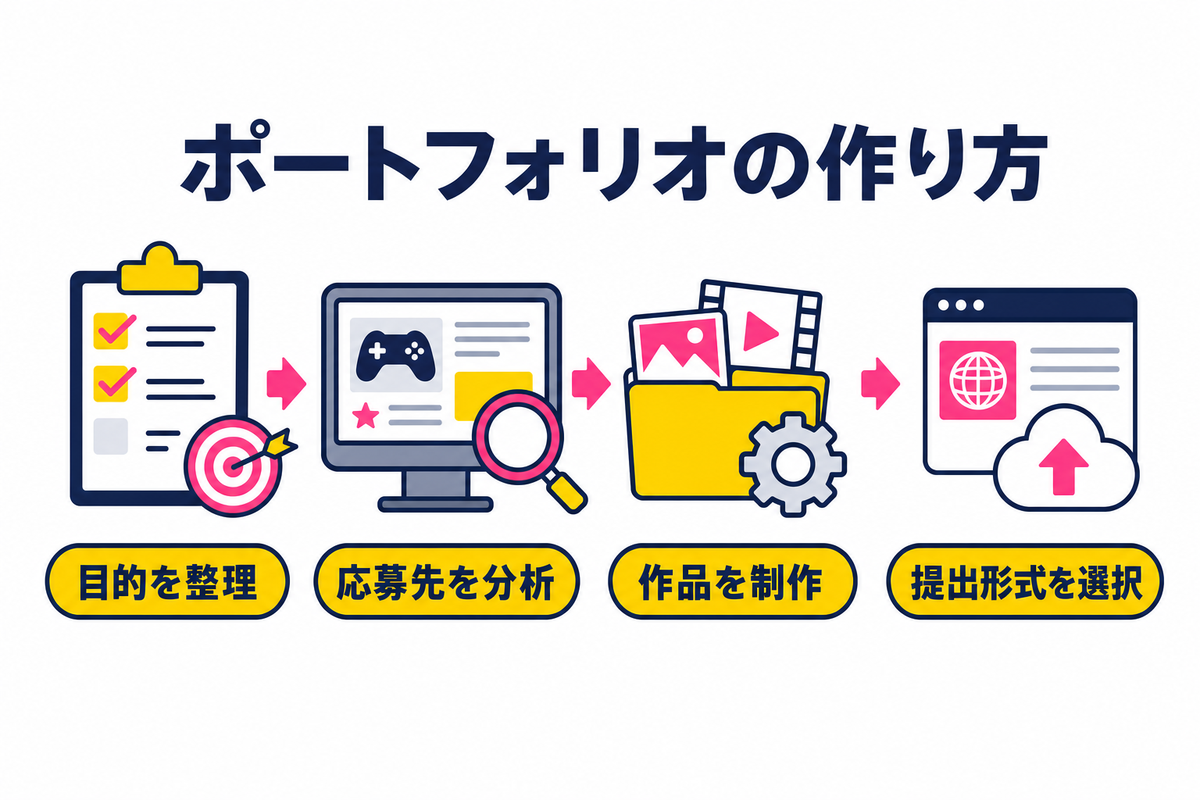 ポートフォリオの作り方・実践手順