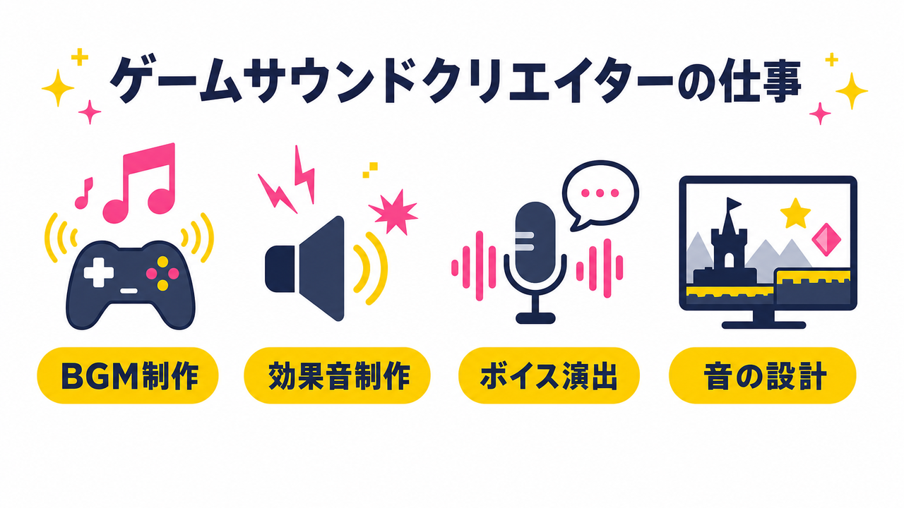 ゲームサウンドクリエイターとはどんな仕事か