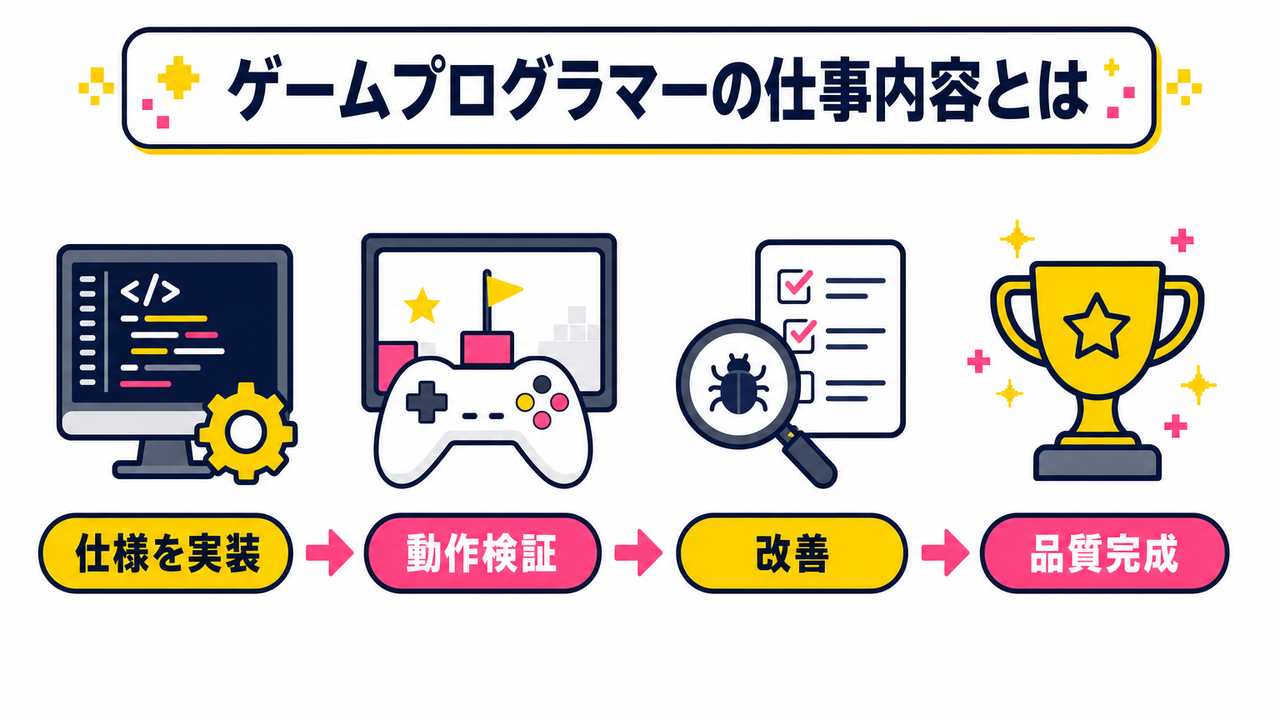 ゲームプログラマーの仕事内容とは