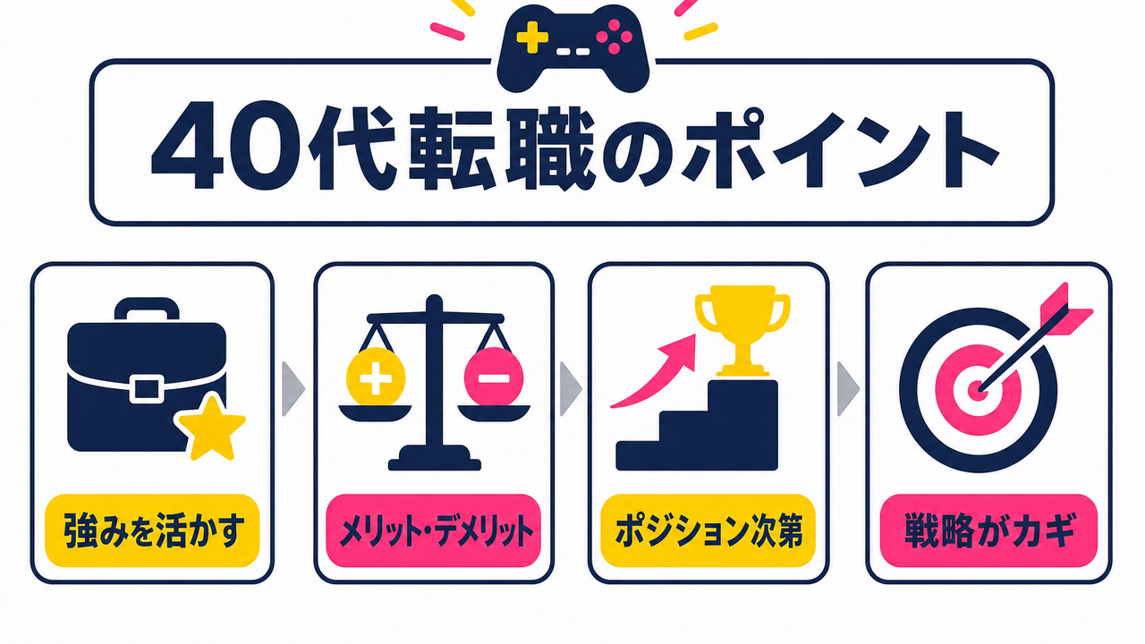 40代コンシューマー転職のメリット・デメリット