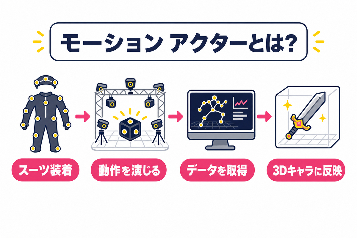 モーション アクターとは？ゲーム業界で注目される職種の基礎知識